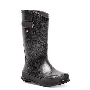 BOGS Bloom Waterproof Boots YOUTH - Black Glitter.
Size: Youth 4 (big kid)
